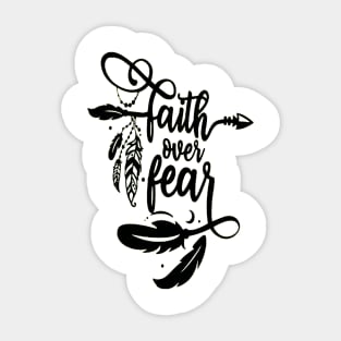 Faith Over Fear Sticker